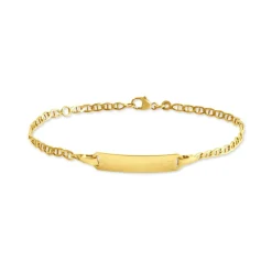 Histoire d'Or Bracelet Identité Fanelia Maille Marine Or Jaune* Bijoux Personnalisés|Bracelets