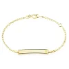 Best Histoire d'Or Bracelet Identité Fanelia Maille Marine Or Jaune