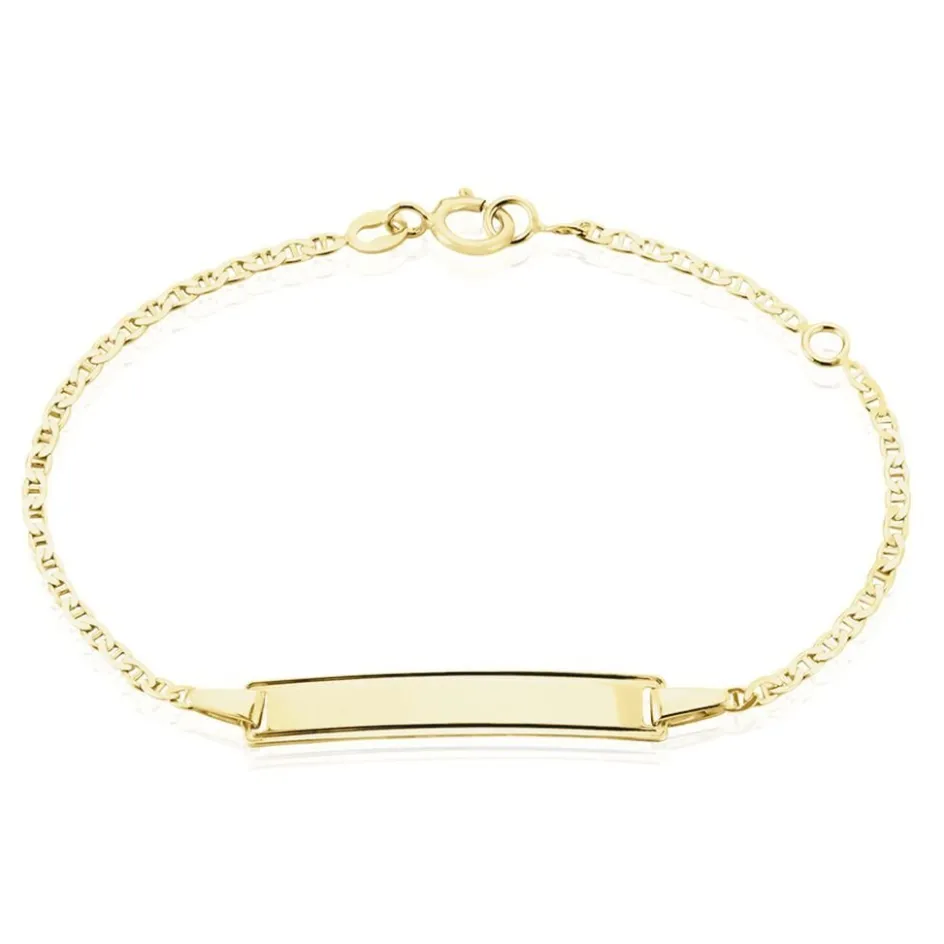 Best Histoire d'Or Bracelet Identité Fanelia Maille Marine Or Jaune