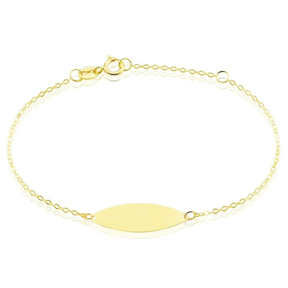 Sale Histoire d'Or Bracelet Identité Gaspardine Maille Forçat Or Jaune