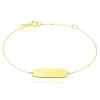 Histoire d'Or Bracelet Identité Gaspardine Maille Forçat Or Jaune* Bijoux Personnalisés|Bracelets
