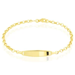 Histoire d'Or Bracelet Identité Marcel Maille Jaseron* Bijoux Personnalisés|Bracelets