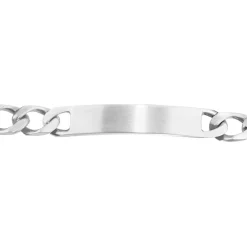 Histoire d'Or Bracelet Identité Vivian Maille Alternee 1/3 Argent Blanc* Bijoux Personnalisés|Bracelets