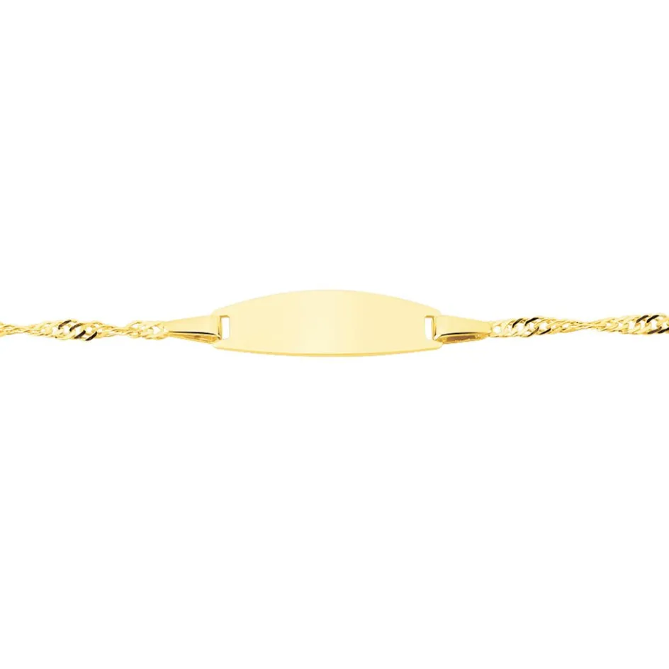 Histoire d'Or Bracelet Identite Bebe Or Jaune Ericka* Bijoux Personnalisés|Bracelets