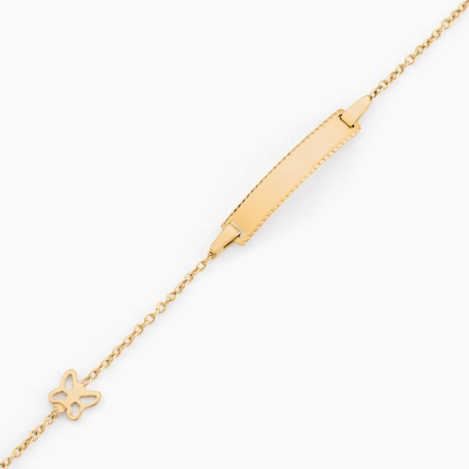 Histoire d'Or Bracelet Identitée Buster Or Jaune* Bijoux Personnalisés|Bracelets