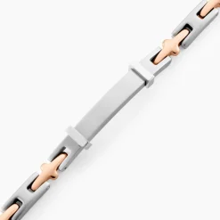 JOURDAN Bracelet Identitée Haribert Acier Argenté* Bracelets|Gourmettes