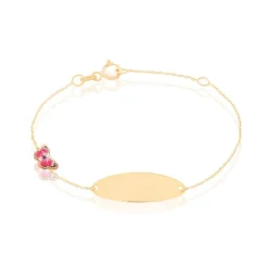 Discount Histoire d'Or Bracelet Identitée Marcel Or Jaune