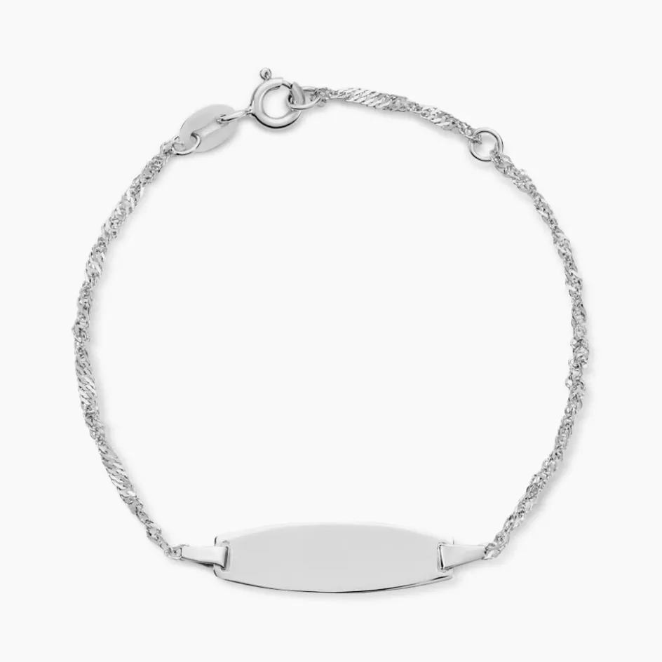 Histoire d'Or Bracelet Identitée Myline Argent Blanc* Bracelets|Gourmettes