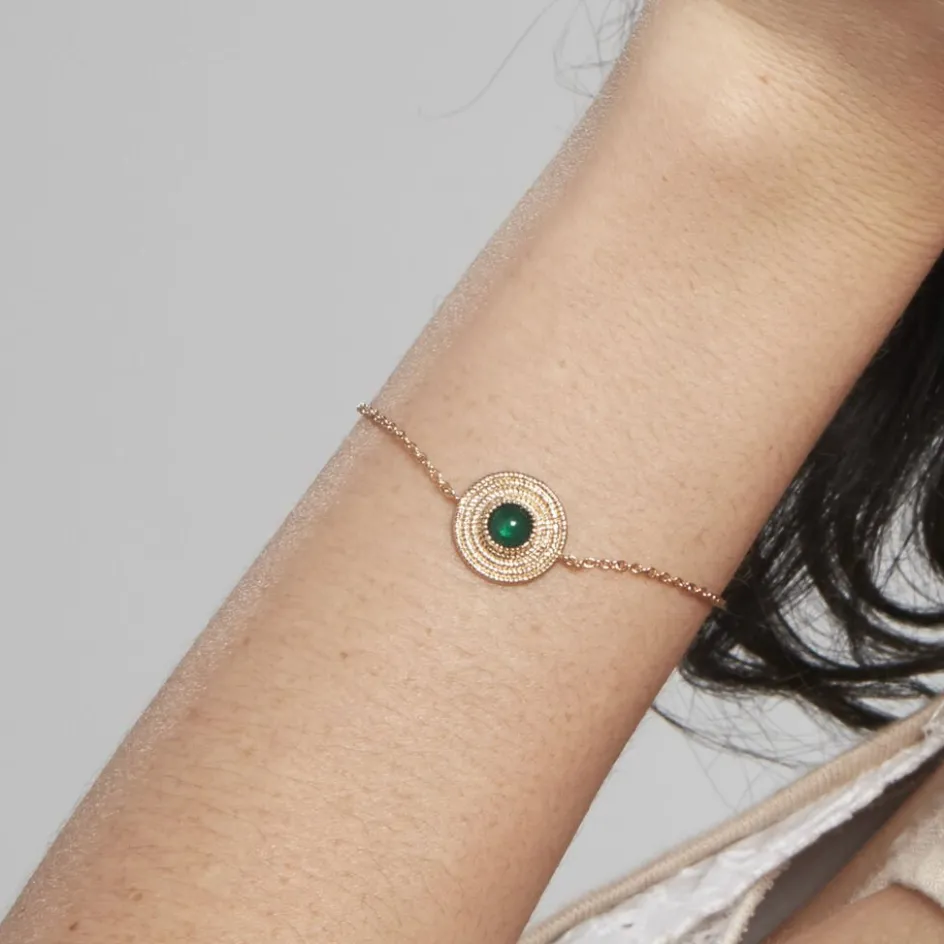 Discount Histoire d'Or Bracelet Ilia Plaqué Or Jaune Verre