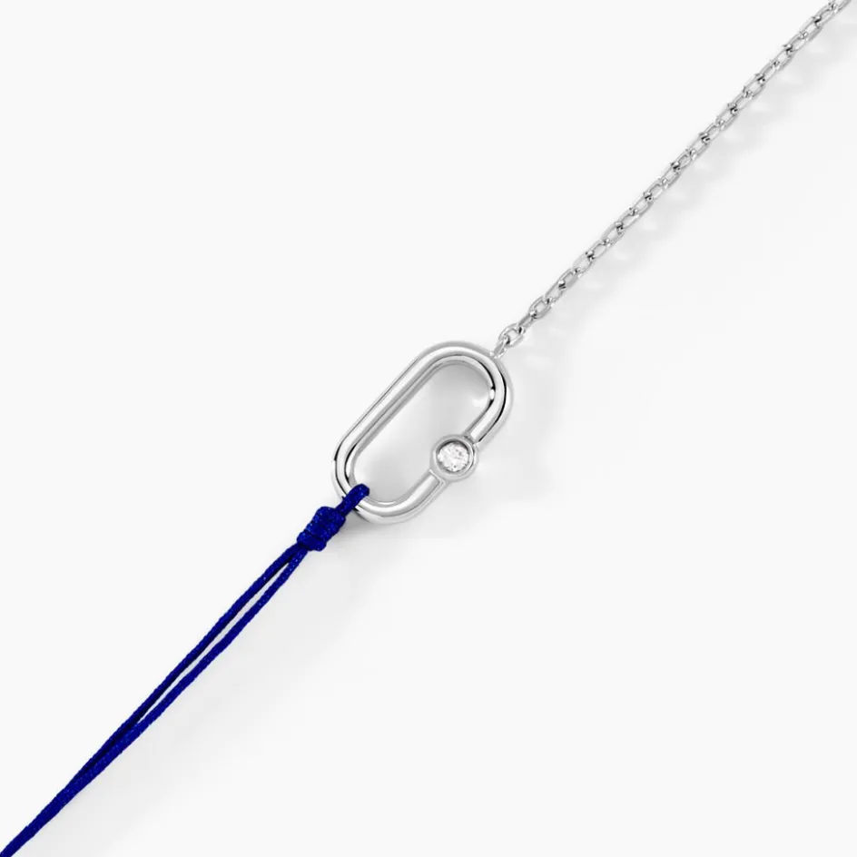 Discount Histoire d'Or Bracelet Infini Pop De Zirconium argent blanc oxyde