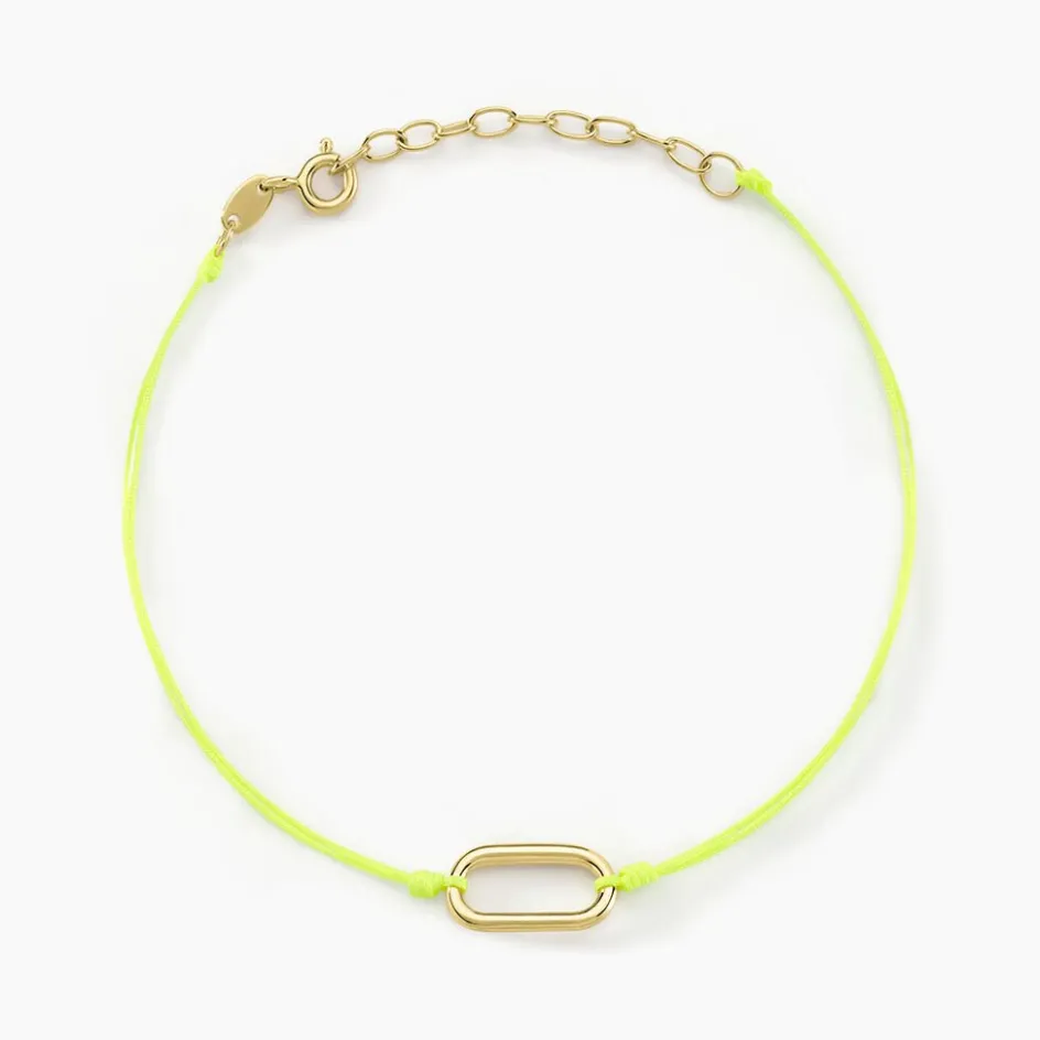 Hot Histoire d'Or Bracelet Infini Pop argent jaune