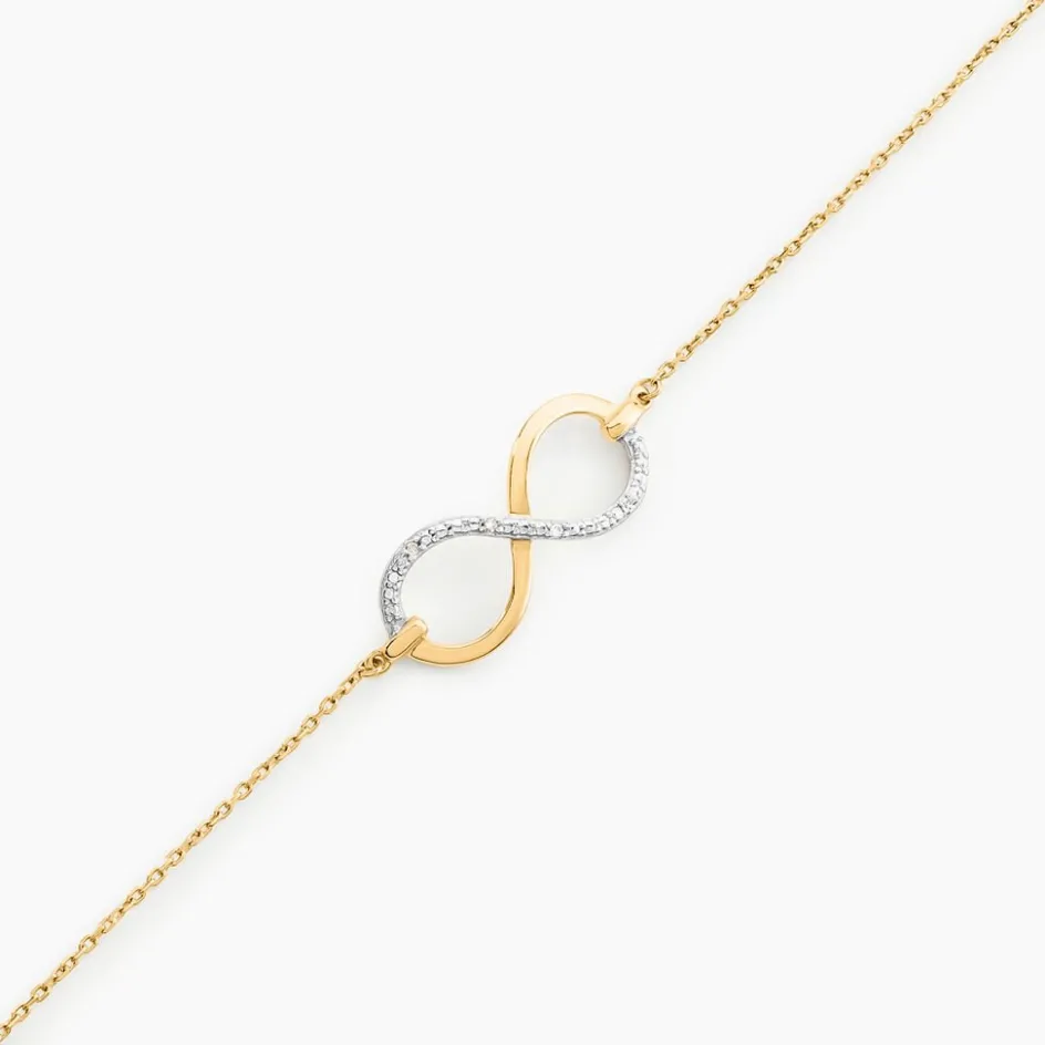 Sale Histoire d'Or Bracelet Infino Or Jaune Diamant