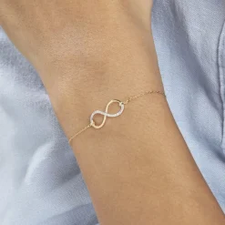 Sale Histoire d'Or Bracelet Infino Or Jaune Diamant
