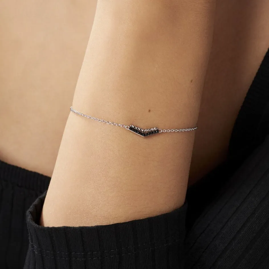 Histoire d'Or Bracelet Irina Argent Blanc Oxyde De Zirconium* Bracelets|Bracelets Fantaisie