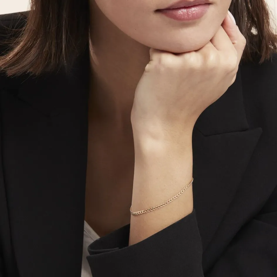 Histoire d'Or Bracelet Iris Or Jaune Maille Gourmette* Bracelets|Bracelets Maille