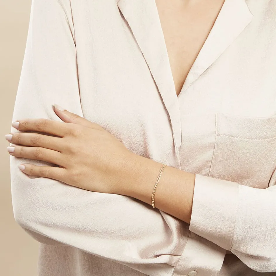 Histoire d'Or Bracelet Iris Or Jaune Maille Gourmette* Bracelets|Bracelets Maille