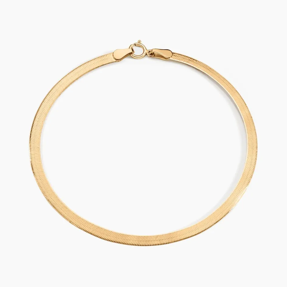 Histoire d'Or Bracelet Ivria Maille Heringbone Or Jaune* Bracelets|Bracelets Maille