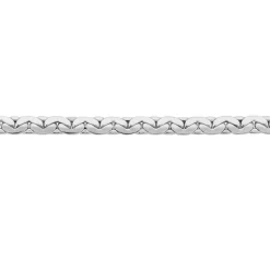 Outlet Histoire d'Or Bracelet Ivy Maille Haricot or blanc