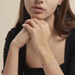 Histoire d'Or Bracelet Izel Maille Anglaise Or Blanc* Bracelets|Bracelets Maille