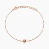 Outlet Histoire d'Or Bracelet Jannea Argent Rose Oxyde De Zirconium