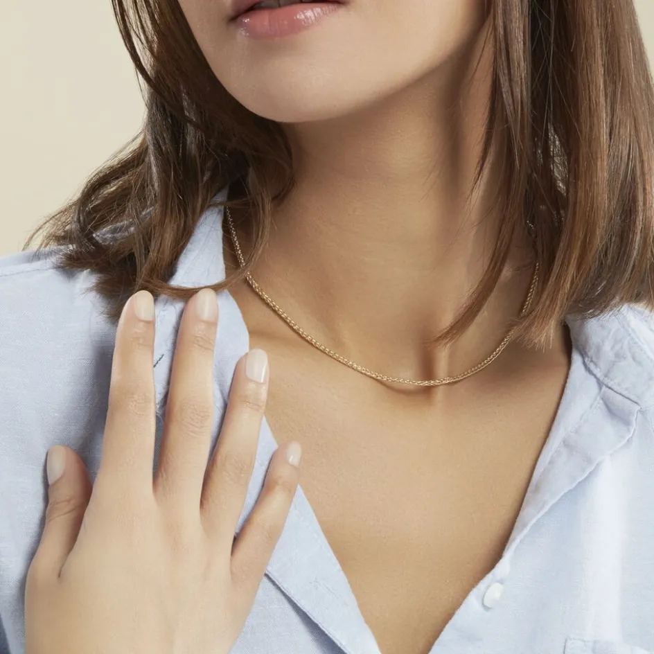 Clearance Histoire d'Or Bracelet Jany Maille Palmier or jaune