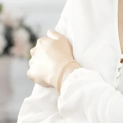 Outlet Histoire d'Or Bracelet Jany Maille Palmier Or Jaune