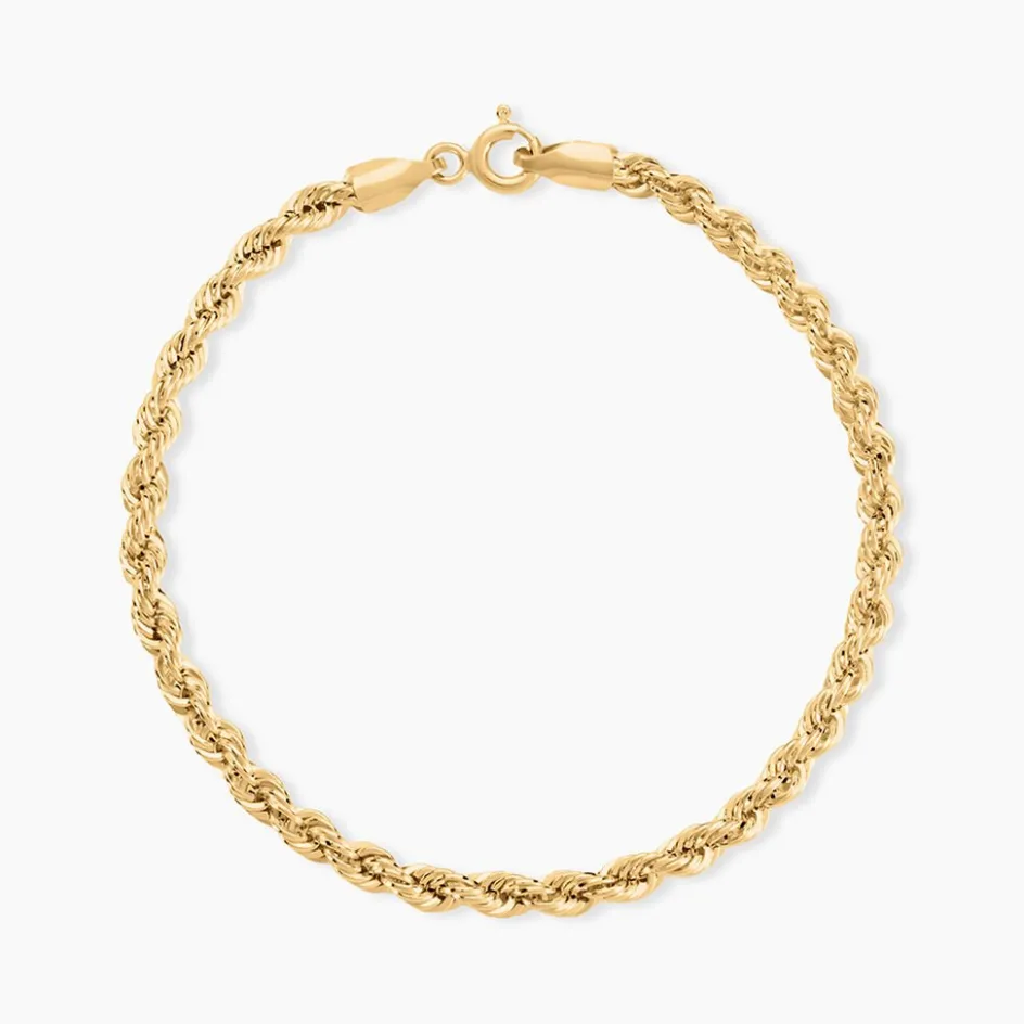 Histoire d'Or Bracelet Jerry Maille Corde Or Jaune