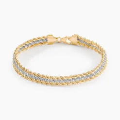 Histoire d'Or Bracelet Jerry Maille Corde 3 Rangs* Bracelets|Bracelets Maille