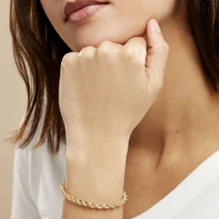 Histoire d'Or Bracelet Jerry Or Jaune Maille Corde* Bracelets|Bracelets Maille