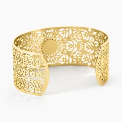 Discount Histoire d'Or Bracelet Jonc Acier Doré Maurits Agate