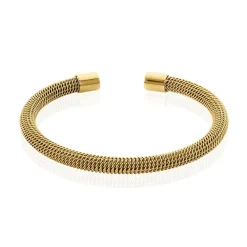 Hot Histoire d'Or Bracelet Jonc Sibil acier doré