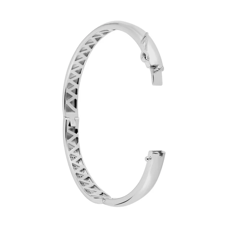 LAETIZIA Bracelet Jonc Andie Argent Blanc Oxyde De Zirconium* Bracelets|Bracelets Joncs