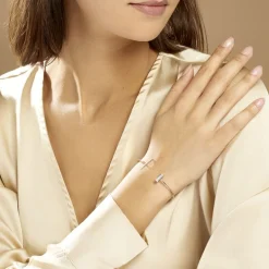 Histoire d'Or Bracelet Jonc Argent Rose Tea Oxyde De Zirconium* Bracelets|Bracelets Fantaisie