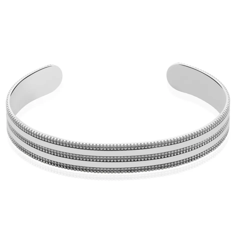 Clearance Histoire d'Or Bracelet Jonc Ayo Argent Blanc