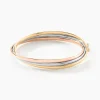 Histoire d'Or Bracelet Jonc Catalin 3 Fils Flexibles Or Tricolore* Bracelets|Bracelets Joncs