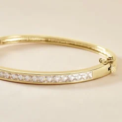 Histoire d'Or Bracelet Jonc Frieda Plaqué Or Jaune Oxyde De Zirconium* Bracelets|Bracelets Joncs