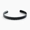Outlet JOURDAN Bracelet Jonc Guilherme Acier Noir
