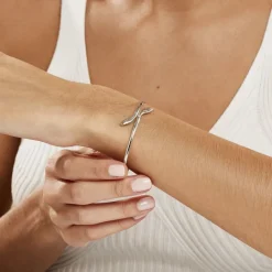 Histoire d'Or Bracelet Jonc Maisha Argent Blanc* Bracelets|Bracelets Fantaisie