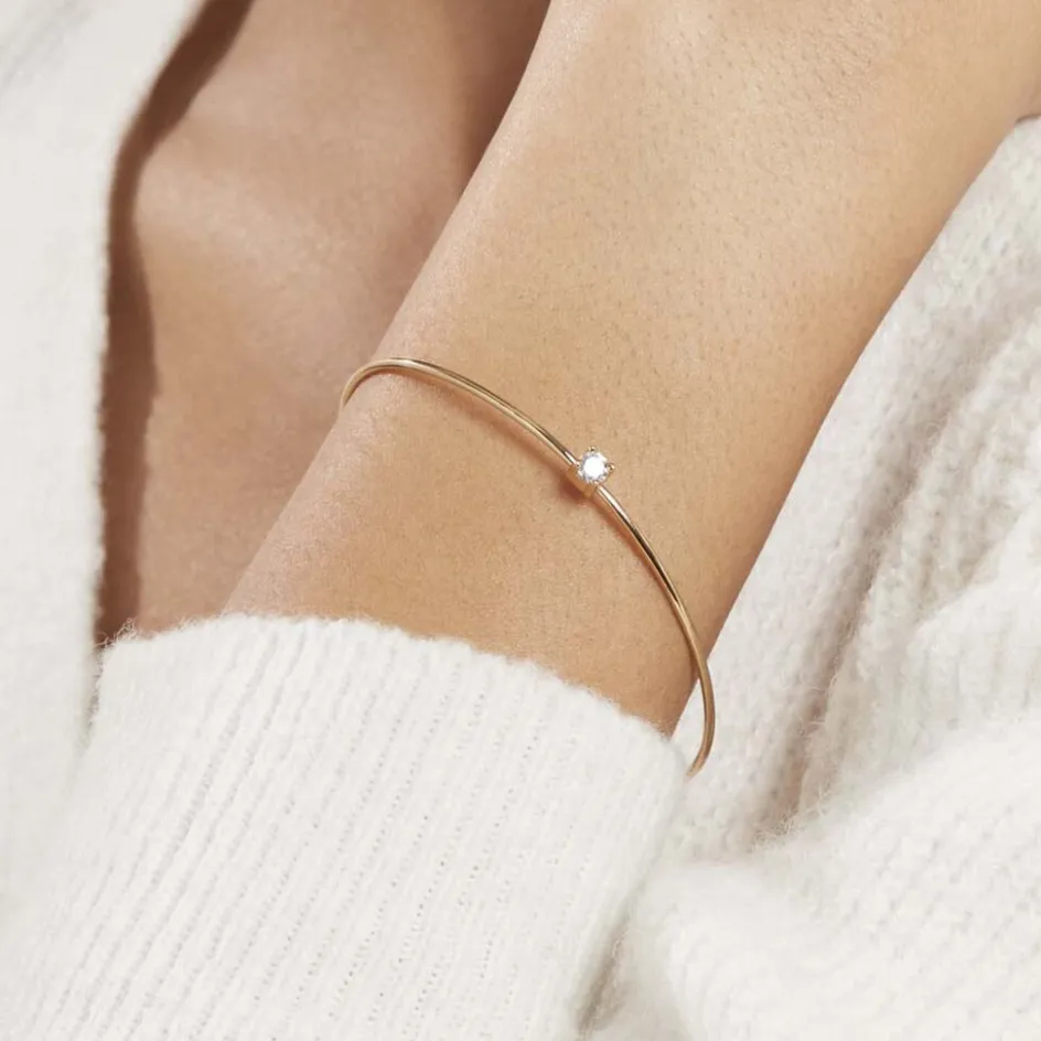 Histoire d'Or Bracelet Jonc Plaqué Or Jaune Nilay Oxyde De Zirconium* Bracelets|Bracelets Fantaisie