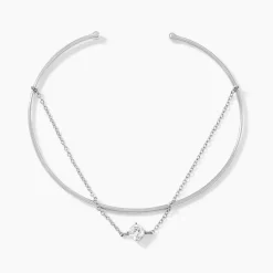Discount Histoire d'Or Bracelet Jonc Ruth De Zirconium argent blanc oxyde
