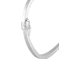 Clearance Histoire d'Or Bracelet Jonc Safietouae Argent Blanc