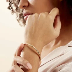 Histoire d'Or Bracelet Jonc Shiny Diamante Or Jaune* Bracelets|Bracelets Joncs