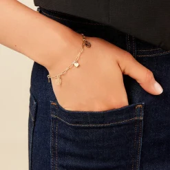 Discount Histoire d'Or Bracelet Jonc Taola Argent Doré