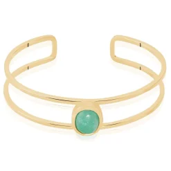 Histoire d'Or Bracelet Jonc Veina Plaqué Or Jaune Aventurine* Bracelets|Bracelets Joncs
