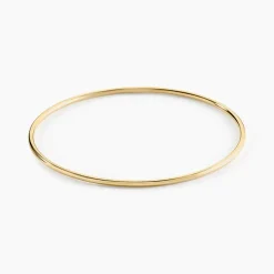 Clearance Histoire d'Or Bracelet Jonc Xylina Fil Rond Lisse Or Jaune