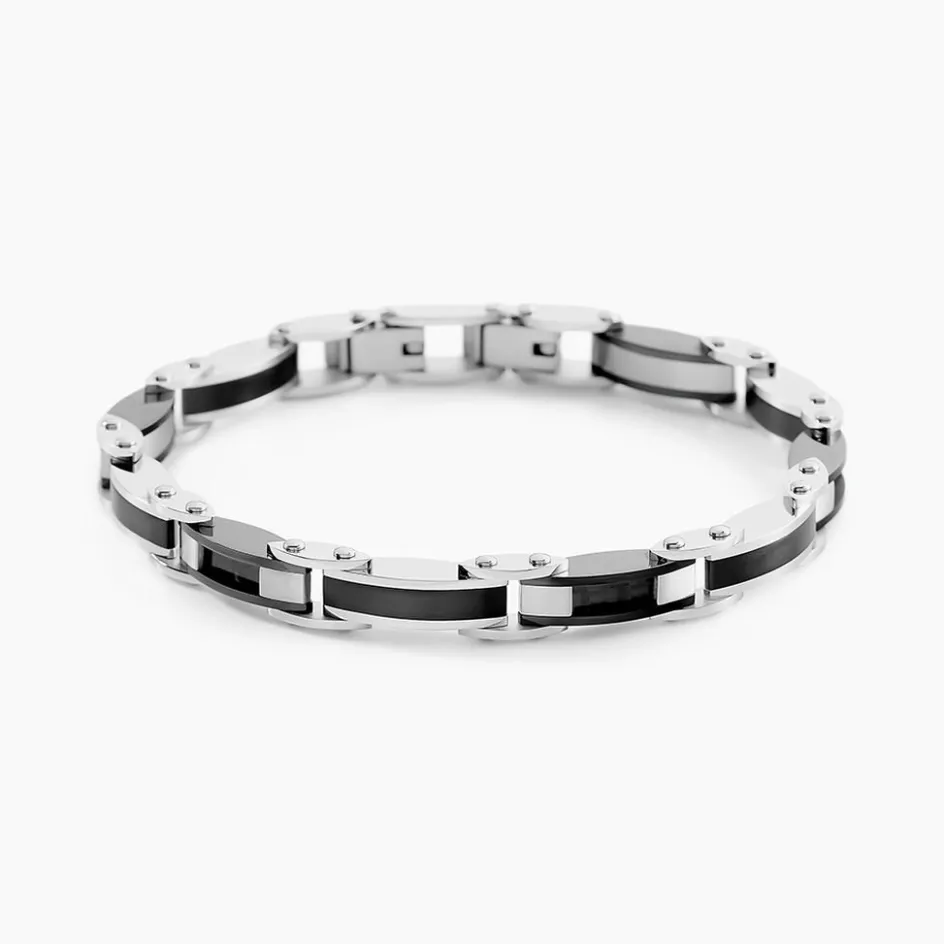 Outlet JOURDAN Bracelet Aaron Acier Argenté