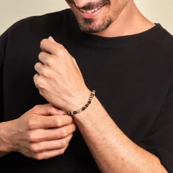 JOURDAN Bracelet Acier Gris Agate* Bracelets Fantaisie