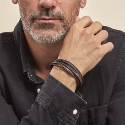 Best JOURDAN Bracelet Byron Acier Blanc