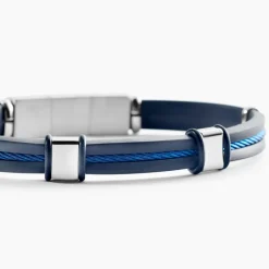 Clearance JOURDAN Bracelet Caoutchouc Noir