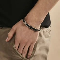 Hot JOURDAN Bracelet Cook Acier Bicolore